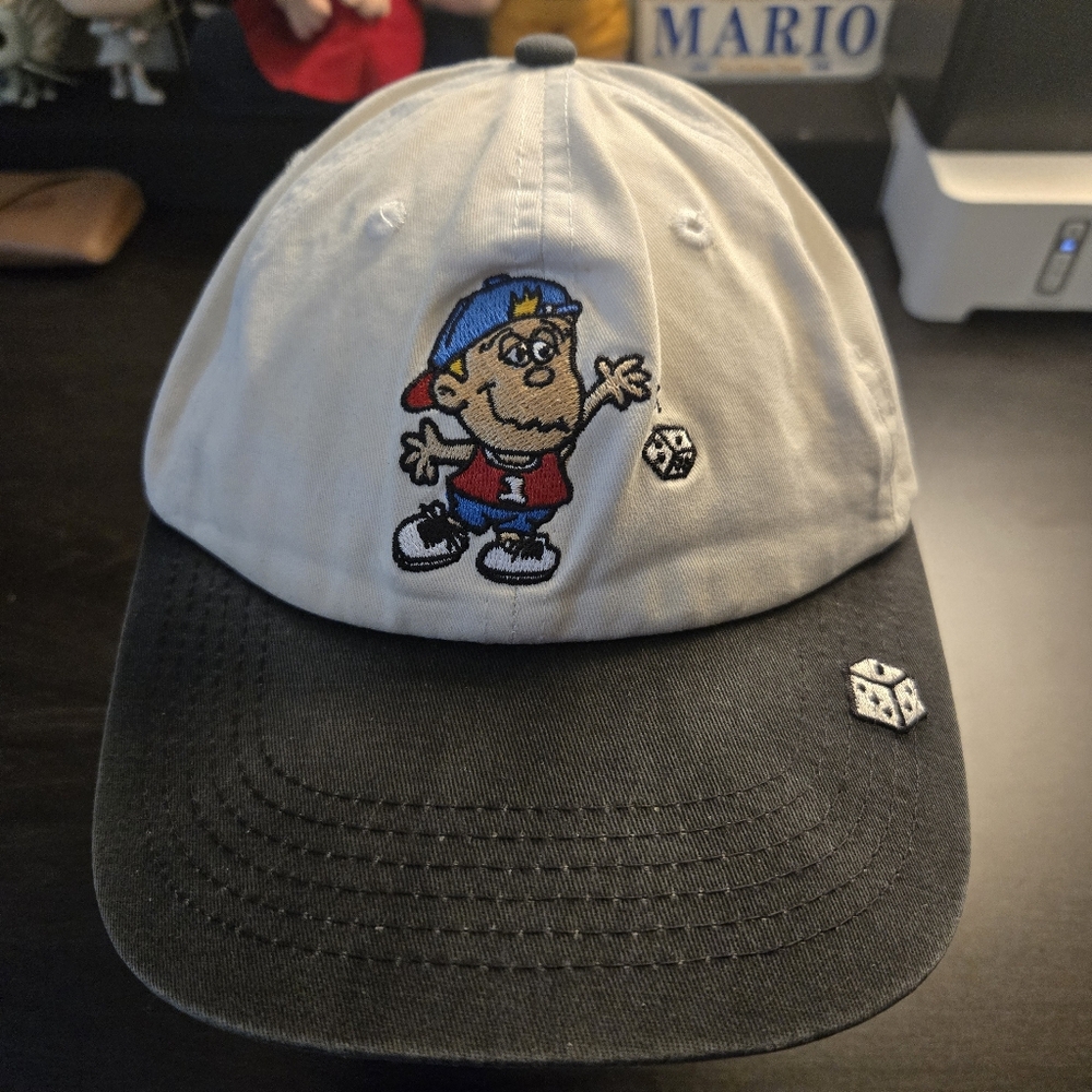 Butter Goods Dice 6 Panel White / Black Skateboarding Hat